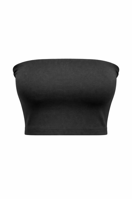 Ohne Träger Crop Bandeau Bluse - Image 1