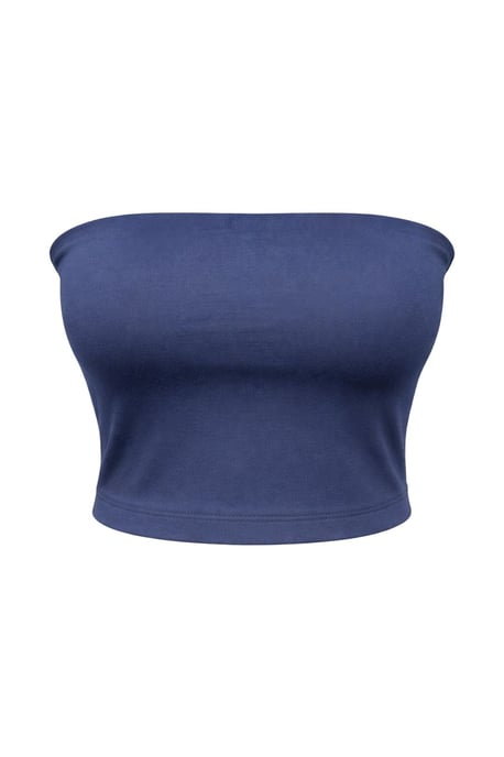 Trägerlose Crop Bandeau Bluse - Image 1