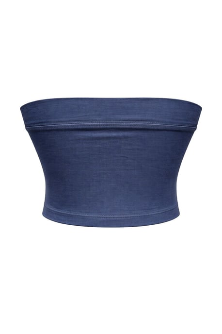 Trägerlose Crop Bandeau Bluse - Image 2