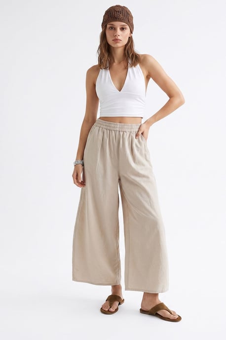 Weite Tencel Knöchelhosen - Image 3