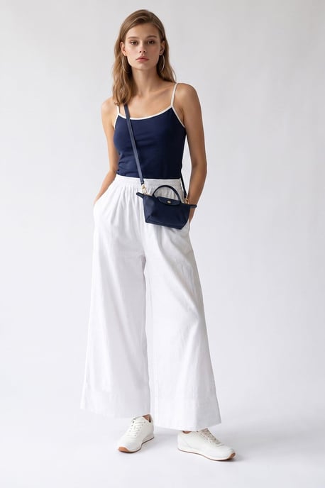 Weite Tencel-Hosen mit Knöchellänge - Image 3