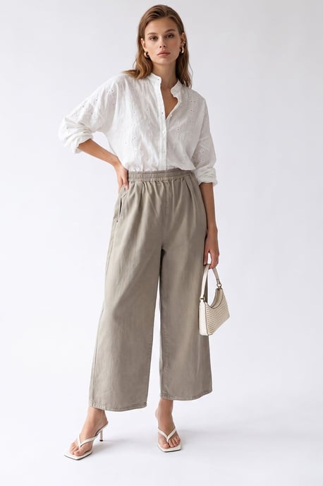 Weite Tencel-Hosen in Knöchellänge - Image 4