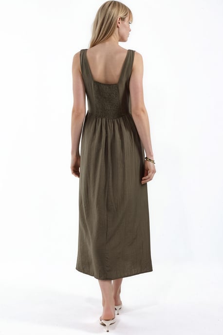 Kombinierbares Midi-Kleid mit quadratischem Kragen - Image 3