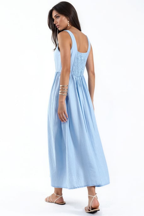 Kombinierbares Midi-Kleid mit quadratischem Kragen - Image 3