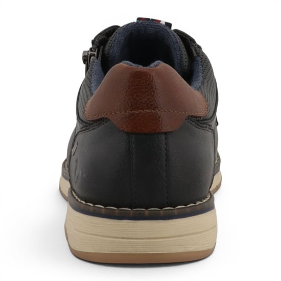 Mustang Herren dunkelgraue Kunstleder-Freizeitschuhe für den Außenbereich – M0031004 - Image 6