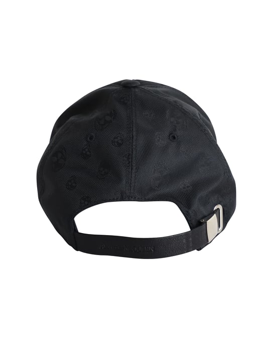 Alexander McQueen Baseballkappe mit Totenkopf-Print aus schwarzem Polyester - Image 3