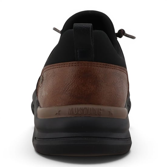 Mustang Herren schwarze leichte Schnürschuhe – M0061005 - Image 6
