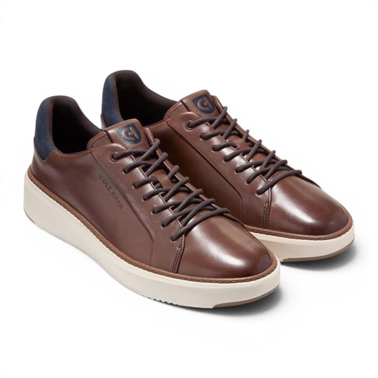 Cole Haan Herren GrandPro Luxe Mile Trainer Braune Lederschuhe - C45103 - Image 3