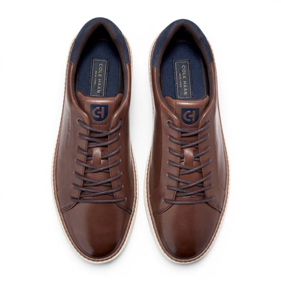 Cole Haan Herren GrandPro Luxe Mile Trainer Braune Lederschuhe - C45103 - Image 6