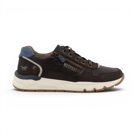 Mustang Herren braune Kunstleder-Sneaker – M0051001 - Image 1