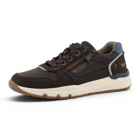 Mustang Herren braune Kunstleder-Sneaker – M0051001 - Image 4