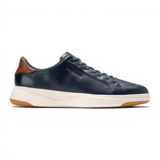 Cole Haan Herren GrandPro Luxe Mile Trainer Blaue Lederschuhe - C42754 - Image 1