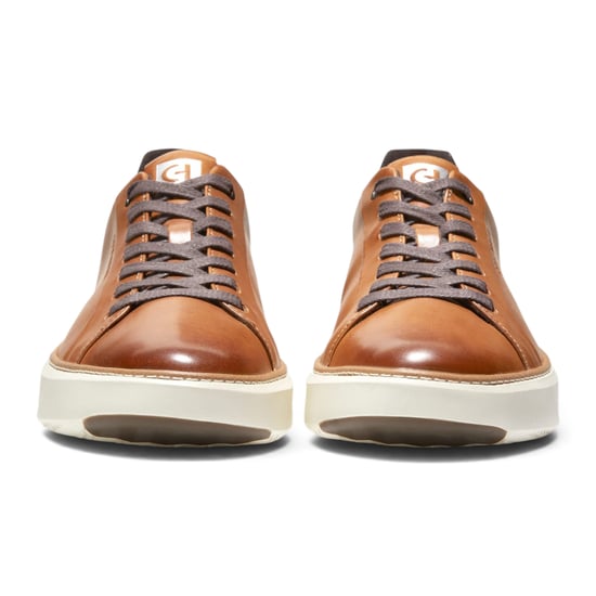 Cole Haan Herren GrandPro Luxe Mile Trainer beige Lederschuhe – C34229 - Image 4