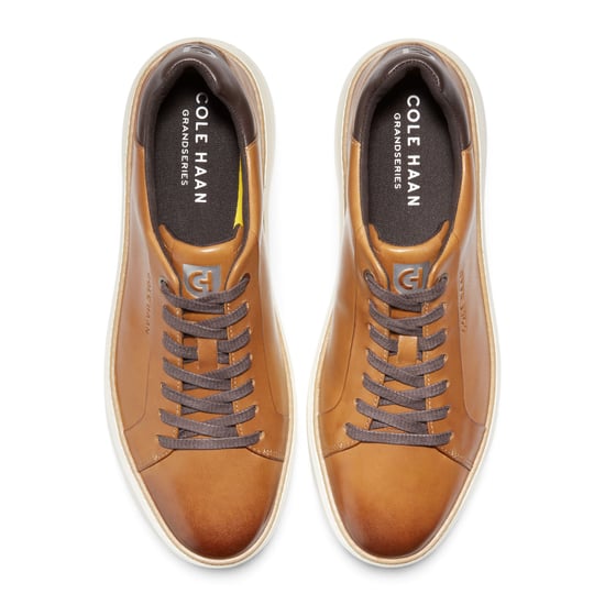 Cole Haan Herren GrandPro Luxe Mile Trainer beige Lederschuhe – C34229 - Image 6