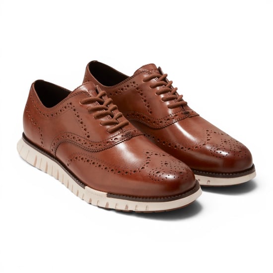 Cole Haan Herren ZeroGrand Wingtip Oxford Trainer Braune Lederschuhe - C39602 - Image 3
