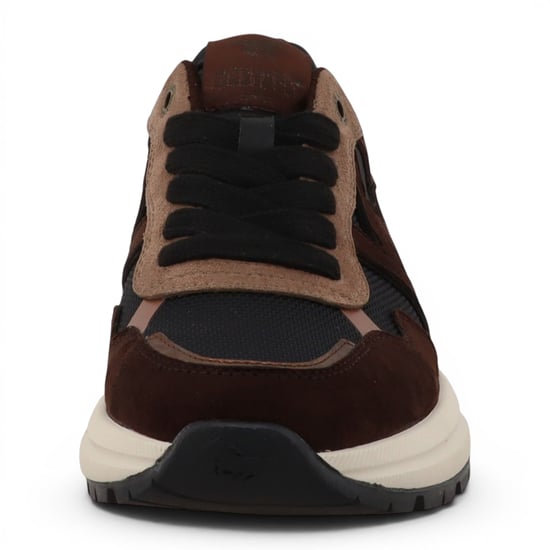 Mustang Damen braune Kunstleder-Sneaker Plateauschuhe – M0702007 - Image 5