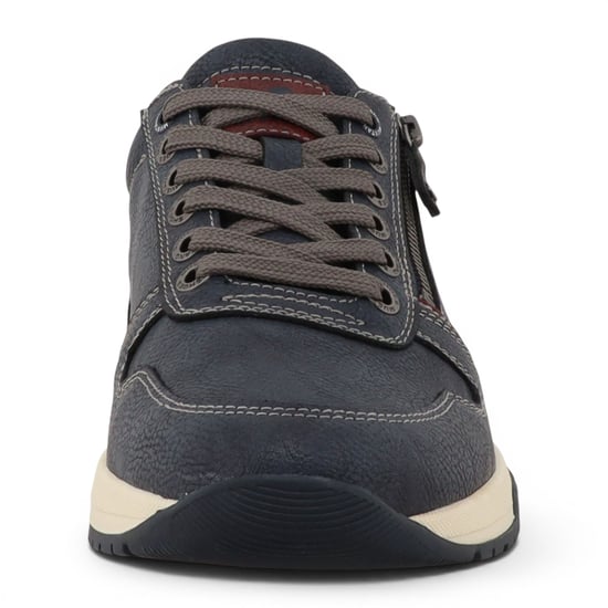 Mustang Herren Marineblaue Kunstleder-Sneakerschuhe – M0281006 - Image 5
