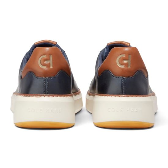 Cole Haan Herren GrandPro Luxe Mile Trainer Blaue Lederschuhe - C37158 - Image 5