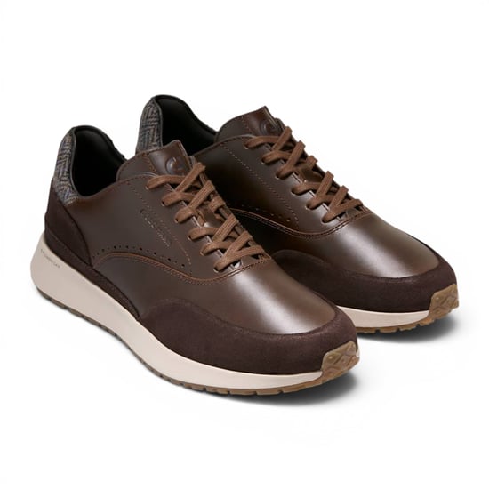 Cole Haan Herren GrandPro Luxe Mile Trainer Braune Lederschuhe - C44519 - Image 3