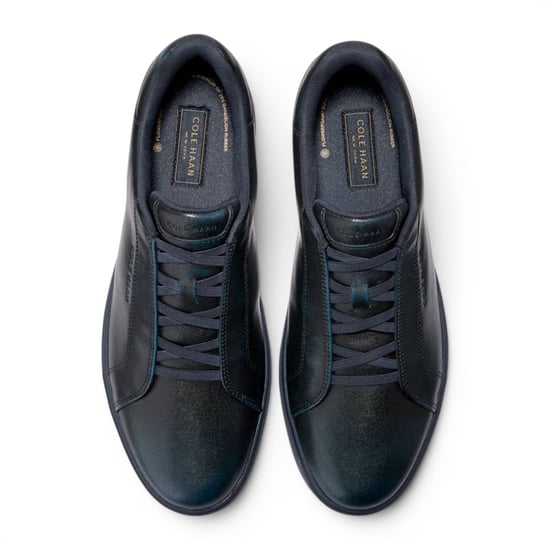 Cole Haan Herren GrandPro Luxe Mile Trainer Blaue Lederschuhe – C44436 - Image 6