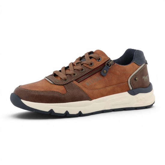 Mustang Herren beige Kunstleder-Sneaker – M0051003 - Image 4