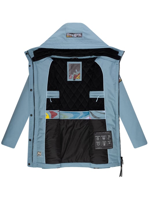 Navahoo Eishauch Damen Winterjacke mit Fleece-Innenfutter und Kapuze - Image 5