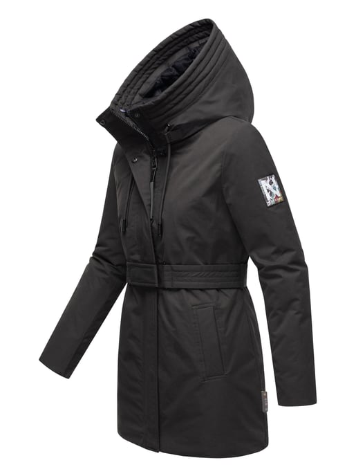 Navahoo Eishauch Damen Winterjacke mit Fleece-Innenfutter und Kapuze - Image 4
