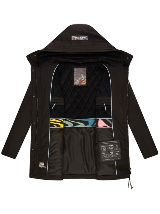 Navahoo Eishauch Damen Winterjacke mit Fleece-Innenfutter und Kapuze - Image 5