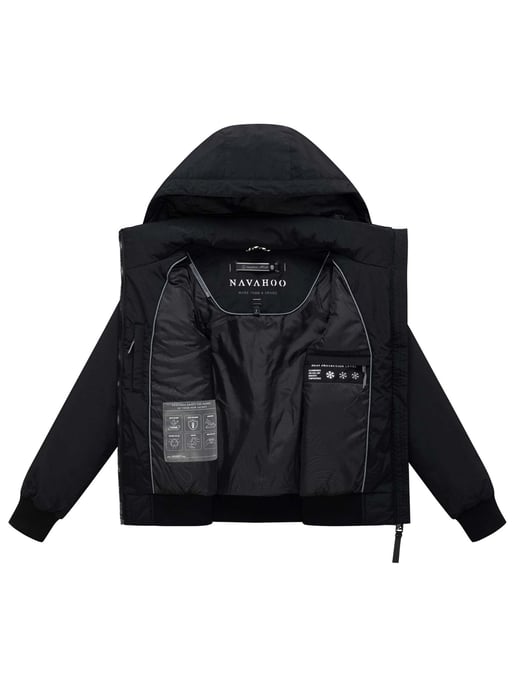 Navahoo Damen Winterjacke Kichermaus mit Kapuze - Image 4