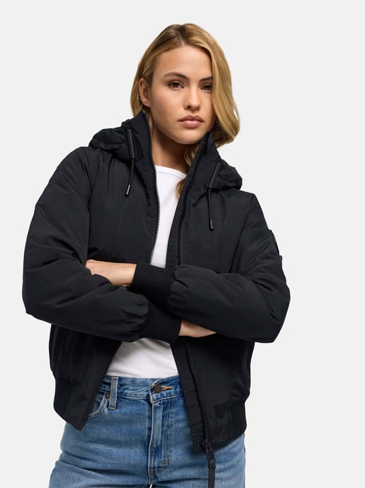 Navahoo Damen Winterjacke Kichermaus mit Kapuze - Image 6