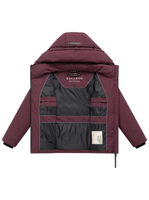 Navahoo Damen Steppjacke Wattewunder mit Gürtel - Image 3