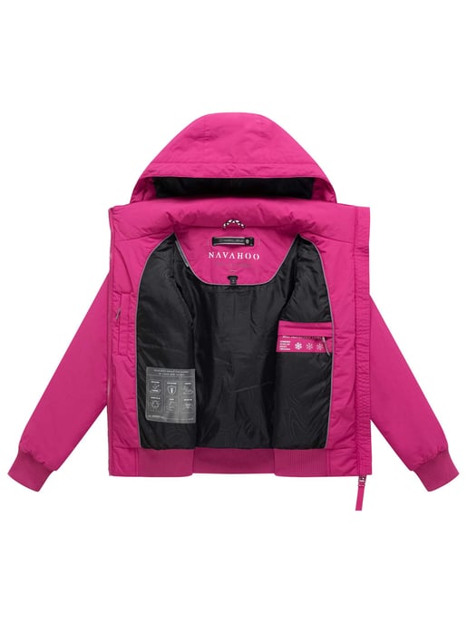 Navahoo Damen Winterjacke Kichermaus mit Kapuze - Image 4