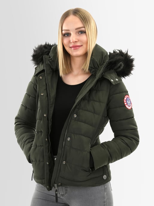 Navahoo Damen Winterjacke Chloe – Tailliert, Mit Abnehmbarer Kapuze & Edlem Kunstfell - Image 4