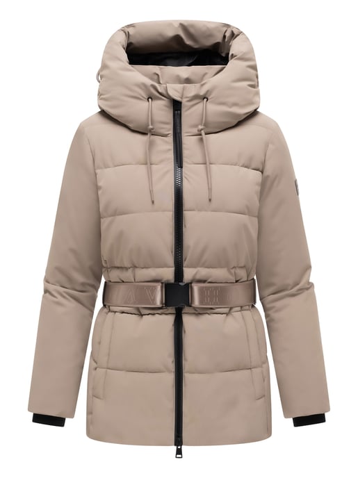 Navahoo Damen Steppjacke Wattewunder mit Gürtel - Image 1