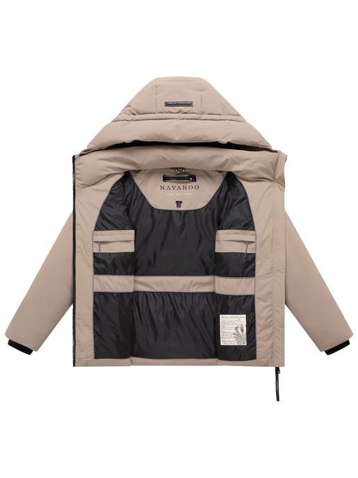 Navahoo Damen Steppjacke Wattewunder mit Gürtel - Image 4
