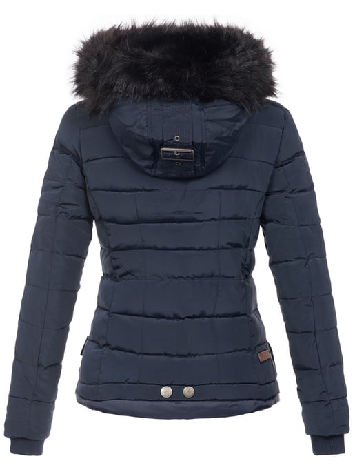 Navahoo Damen Winterjacke Chloe – Tailliert, Mit Abnehmbarer Kapuze & Edlem Kunstfell - Image 4