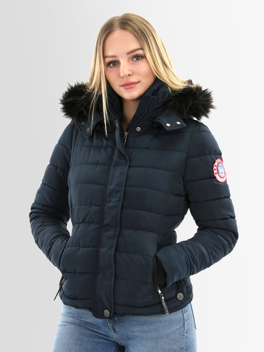Navahoo Damen Winterjacke Chloe – Tailliert, Mit Abnehmbarer Kapuze & Edlem Kunstfell - Image 5