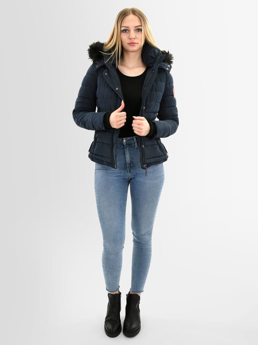 Navahoo Damen Winterjacke Chloe – Tailliert, Mit Abnehmbarer Kapuze & Edlem Kunstfell - Image 6
