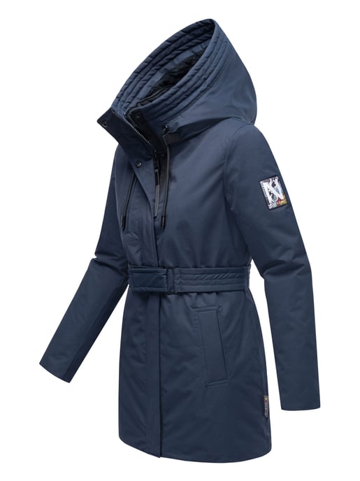 Navahoo Eishauch Damen Winterjacke mit Fleece-Innenfutter und Kapuze - Image 4