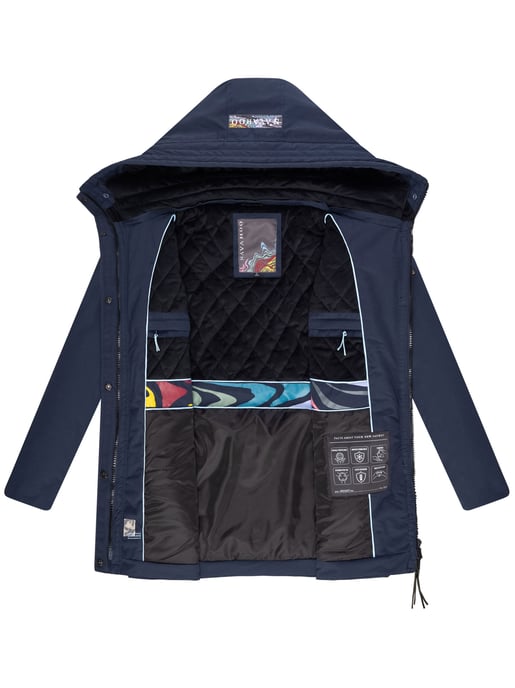 Navahoo Eishauch Damen Winterjacke mit Fleece-Innenfutter und Kapuze - Image 5