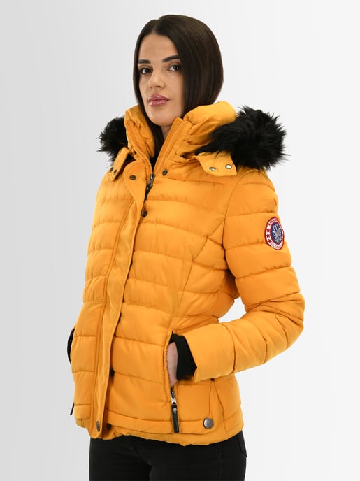 Navahoo Damen Winterjacke Chloe – Tailliert, Mit Abnehmbarer Kapuze & Edlem Kunstfell - Image 4