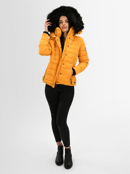 Navahoo Damen Winterjacke Chloe – Tailliert, Mit Abnehmbarer Kapuze & Edlem Kunstfell - Image 5