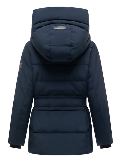 Navahoo Damen Steppjacke Wattewunder mit Gürtel - Image 3
