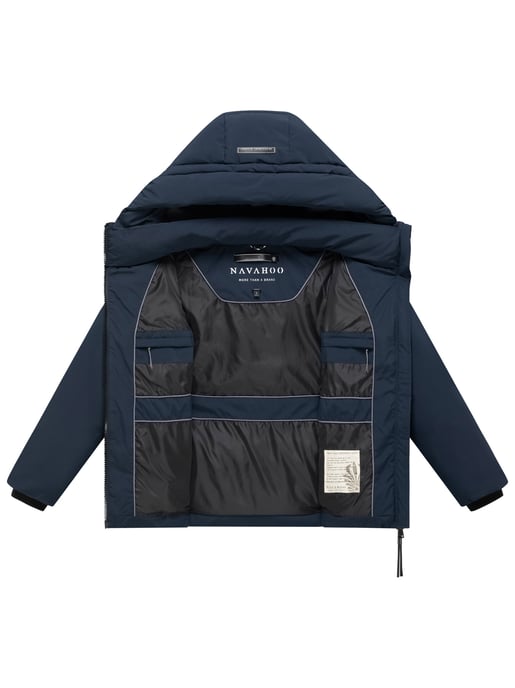 Navahoo Damen Steppjacke Wattewunder mit Gürtel - Image 4