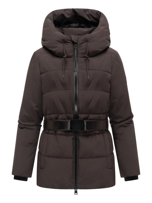 Navahoo Damen Steppjacke Wattewunder mit Gürtel - Image 1