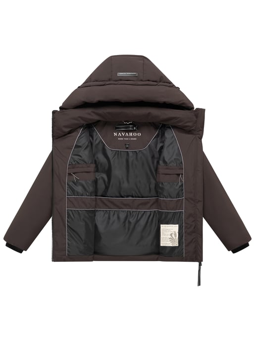 Navahoo Damen Steppjacke Wattewunder mit Gürtel - Image 4