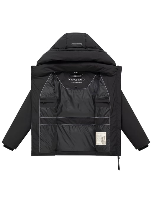 Navahoo Damen Steppjacke Wattewunder mit Gürtel - Image 4