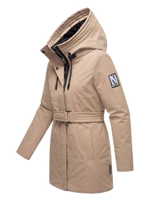 Navahoo Eishauch Damen Winterjacke mit Fleece-Innenfutter und Kapuze - Image 4
