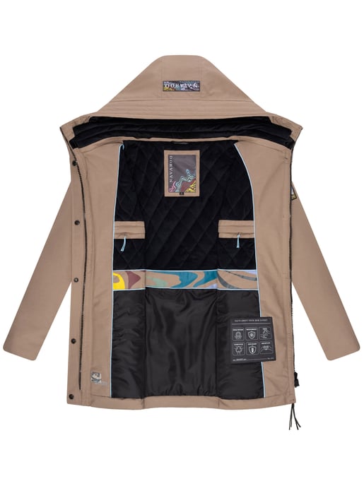 Navahoo Eishauch Damen Winterjacke mit Fleece-Innenfutter und Kapuze - Image 5