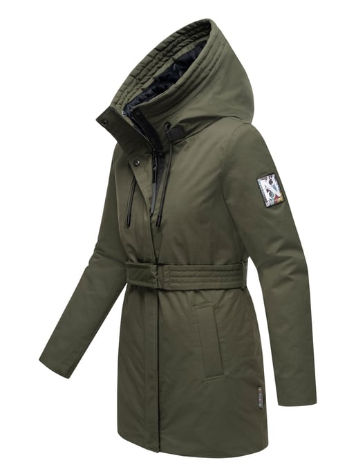 Navahoo Eishauch Damen Winterjacke mit Fleece-Innenfutter und Kapuze - Image 4